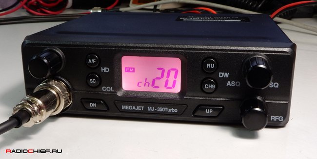 Мини обзор радиостанции MegaJet MJ-350 Turbo (4Сolor)